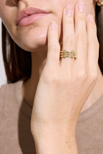 Manuka Rosette flower design ring standard