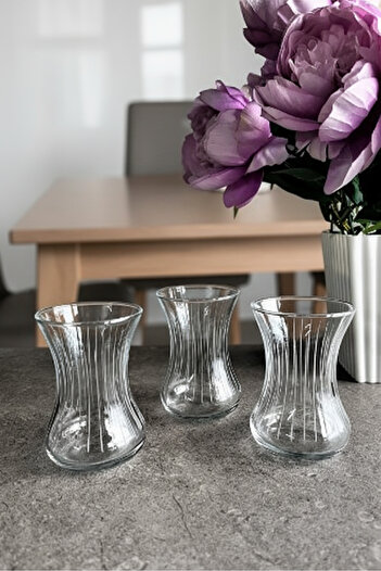 Paşabahçe Stil 6'Lı Paşabahçe İncebelli Çay Bardak 125cc
