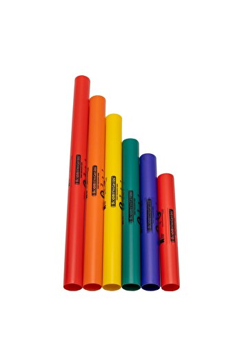 Boomwhackers 6-Nota Do Major Pentatonic Set (C, D, E, G, A, C)