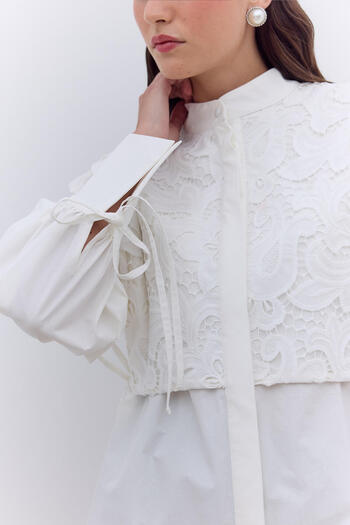 Manuka Ecru Color - Lace Tunic, Limited Edition