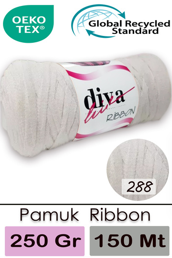 Diva İplik Diva Ribbon 288 Bone