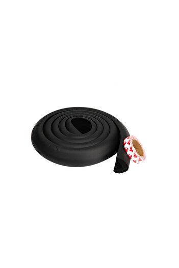 Empria Thick protective tape for edges and corners, 3.5x1.2x200 cm, Black, baby protection