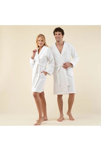Pamuk White Bathrobe 100% Bay-