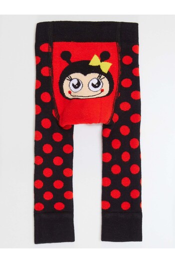 Denokids Ladybug Baby Girl Tights-Pants