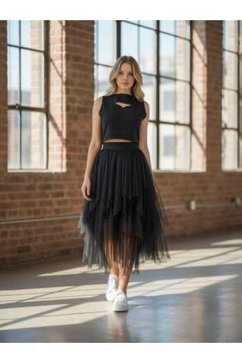 BEBE PLUS Tulle Skirt