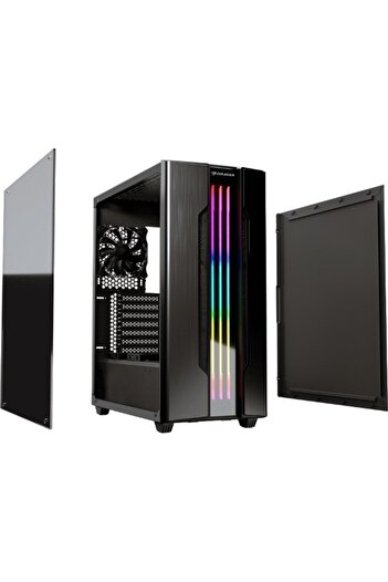Cougar Gemini S RGB, Mid Tower Gaming Case, Aura sync, MSI mistic light sync, RGB fusion ready