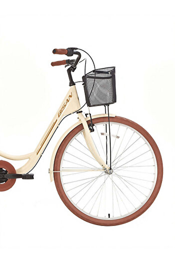 Bisan BİSAN SORRENTO-S ŞEHİR BİSİKLETİ 44 CM V 26 JANT 7 VİTES KREM GOLD