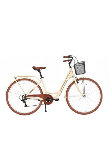 Bisan BİSAN SORRENTO-S ŞEHİR BİSİKLETİ 44 CM V 26 JANT 7 VİTES KREM GOLD