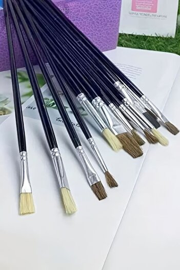 Weather Forecast 15Pcs Nylon Brush Set - Oil Acrylic and Watercolor Brush Cin960