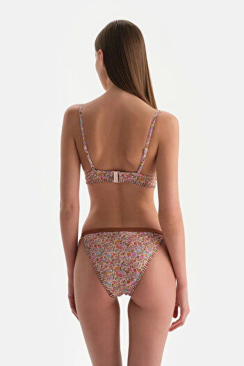 Dagi Low Waist Coral Bikini Bottom