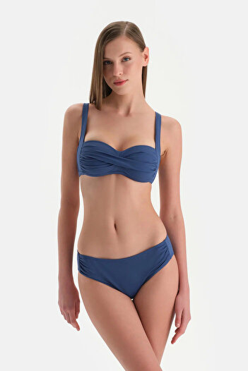 Dagi Indigo High Waist Bikini Bottom