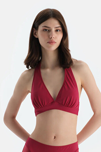 Dagi Burgundy Triangle Wide Bikini Top