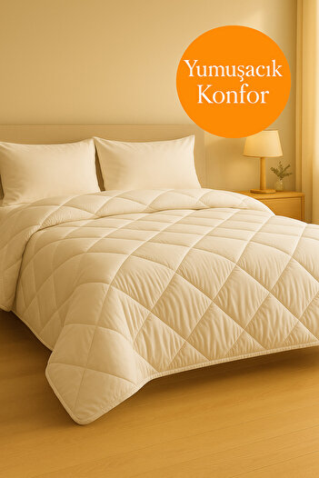 HİG HOME Economical Soft Warm Winter Quilt for Single Person