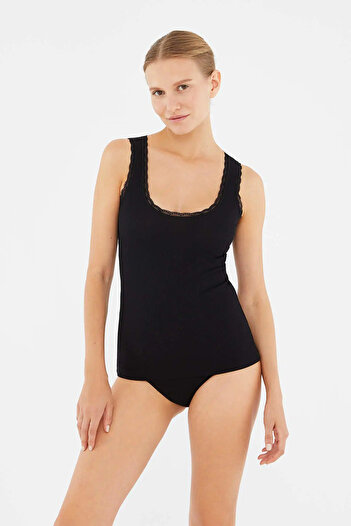 Dagi Black 2-Piece Camisole Women's Tank Top