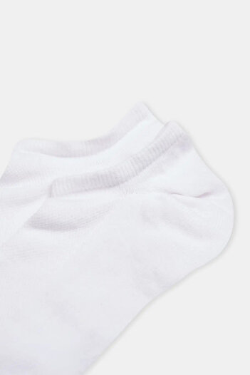 Dagi Weiße kurze Ballerina-Socken aus Baumwolle für Herren