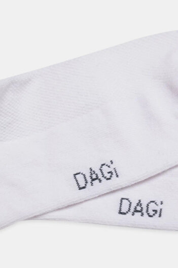 Dagi White Yoga-Plates Socks