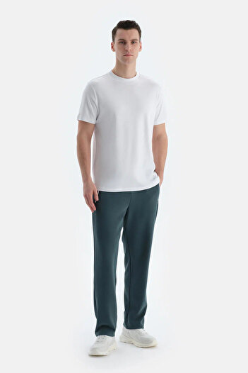 Dagi Dark Green Men's Modal Blend Trousers