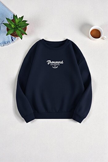 uyguntarz Φούτερ Unisex Thousand Printed Oversize