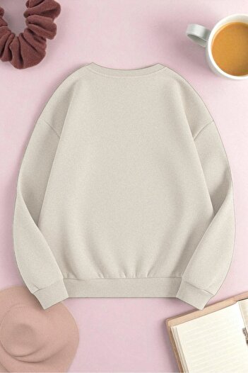 uyguntarz Unisex Fantastic Printed Oversize Sweatshirt
