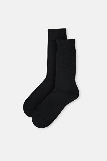 Dagi Black Mercerized Socks