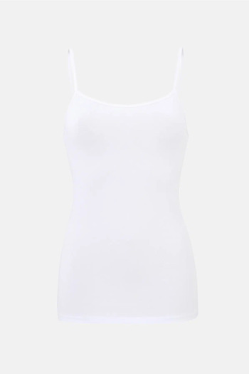 Dagi White Strappy Tank Top