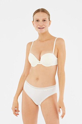 Dagi Ecru Julia Strapless Push-Up Supported Bra