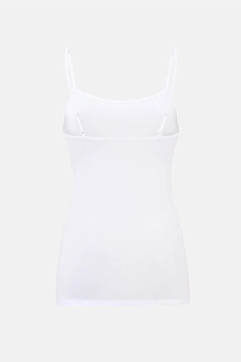 Dagi White Strappy Tank Top