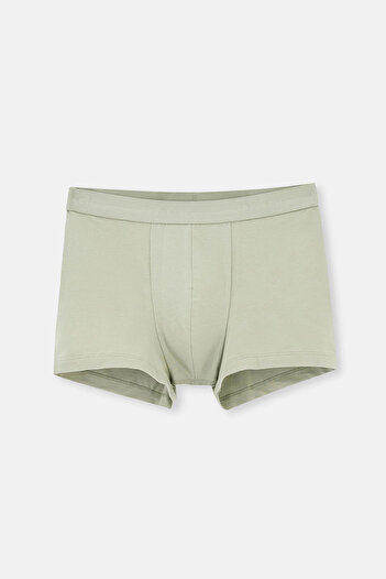 Dagi Light Khaki Plain Cotton Boxer