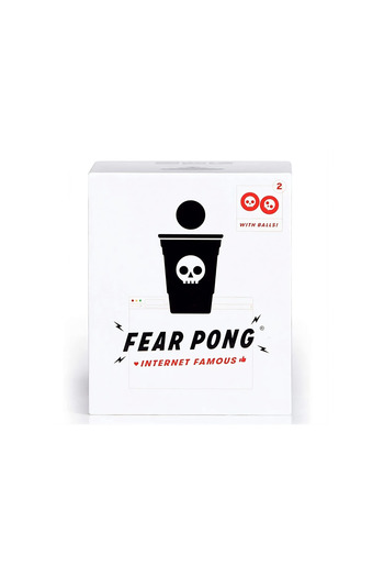 Rotixfy Fear Pong: Internet Famous, Joc de societate, Rotixfy, 100 cartonase impermeabile, 2 mingi de ping-p