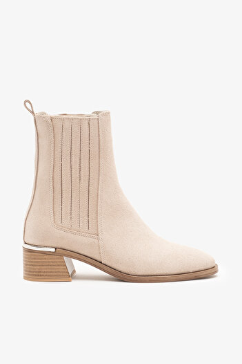 Louis Cardy Γυναικείες μπότες Cupra Beige από γνήσιο δέρμα
