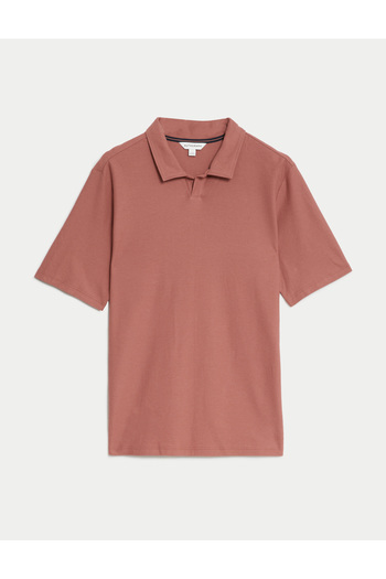 Marks & Spencer Supima® Cotton Polo Yaka Pijama Üstü