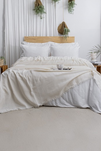 Viaden Marla 220X240 cm Sizes White Double Pique