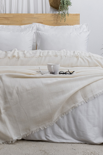 Viaden Marla 220X240 cm Sizes White Double Pique