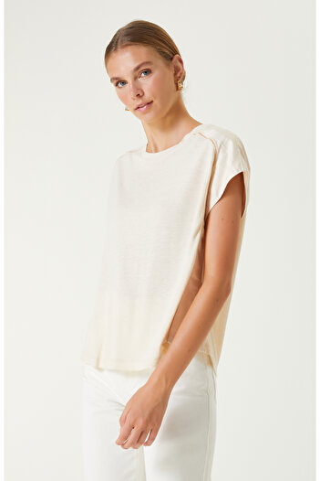 Network Bej T-shirt