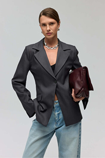 MAI STUDIOS CO. Lecco Dar Kesim Antrasit Blazer