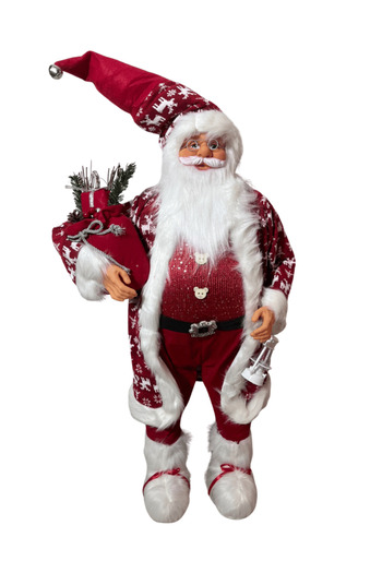 Next Plus Santa Claus 120cm Large Size Detailed Craftsmanship Christmas Decorative Ornament Christmas Decor