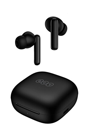QCY T13 Anc 4 Mikrofon Bluetooth 5.3 Kablosuz Kulaklık Siyah Aktif Gürültü Engelleyici