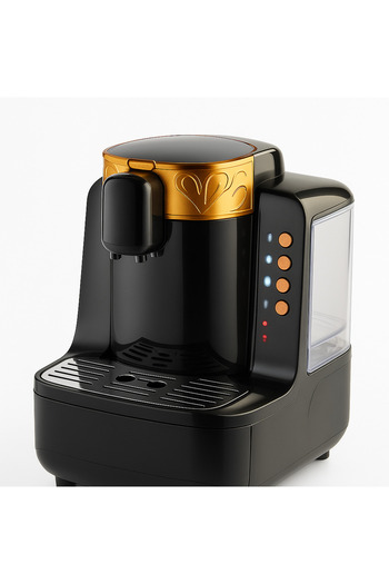 Generic 700W Electric Turkish Coffee Machine | Auto-Stir, 1L Tank, Authentic Foamy Brew