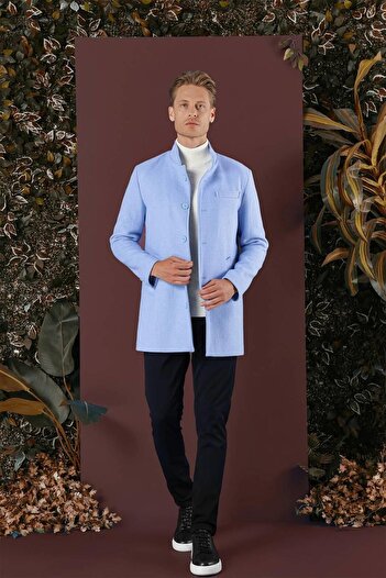 Efor KA 079 Slim Fit Mavi Spor Kaban