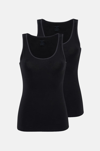 Eros Black Thick Strap Tank Top 2-Pack