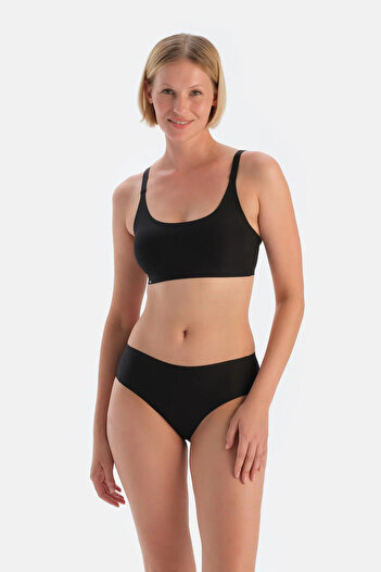 Eros Black Camisole Hipster Panties