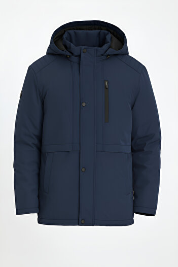 CIVILTIPOLO Wind and Waterproof Coat & Jacket with Thick Fur Inside and Detachable Hood