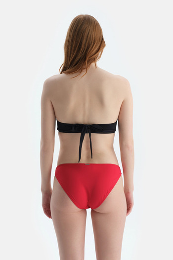 Eros Red Low Waist Bikini Bottom