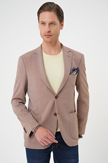 Efor C 679 Slim Fit Bej Spor Ceket