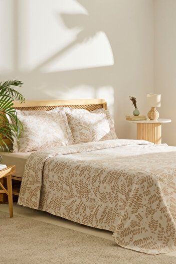 Kaşmir Home Maja Double Pique Set Beige