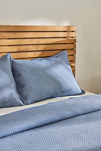 Kaşmir Home Arven Double Bedspread Set Blue