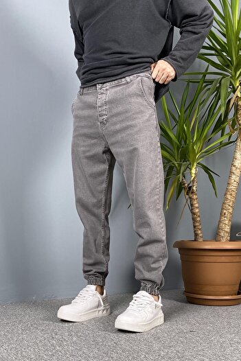 Alışveriş Sokağı Pantaloni de blugi Boyfriend Jogger cu tălpi elastice |   STK1490-Pantaloni