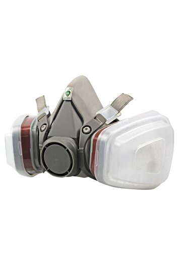 Titech Airless Yarım Yüz Gaz Maskesi Filitreli