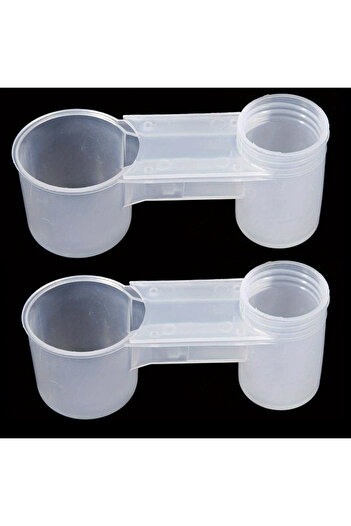 Choice 2pcs Plastic Practical for Bird Bird Feeder Water Drinker Cup Feedee Drinking Bowl Pigeons Parrot Bi