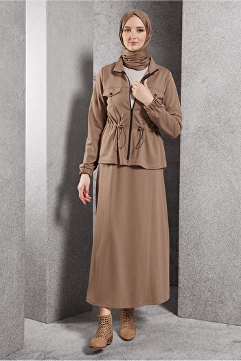 Alvina Skirted Tracksuit Set - 45097